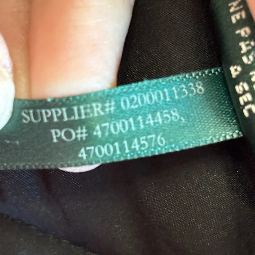 Lauren Ralph Lauren Black Utility Jacket‎ Quilted Design - Picture 8 of 8
